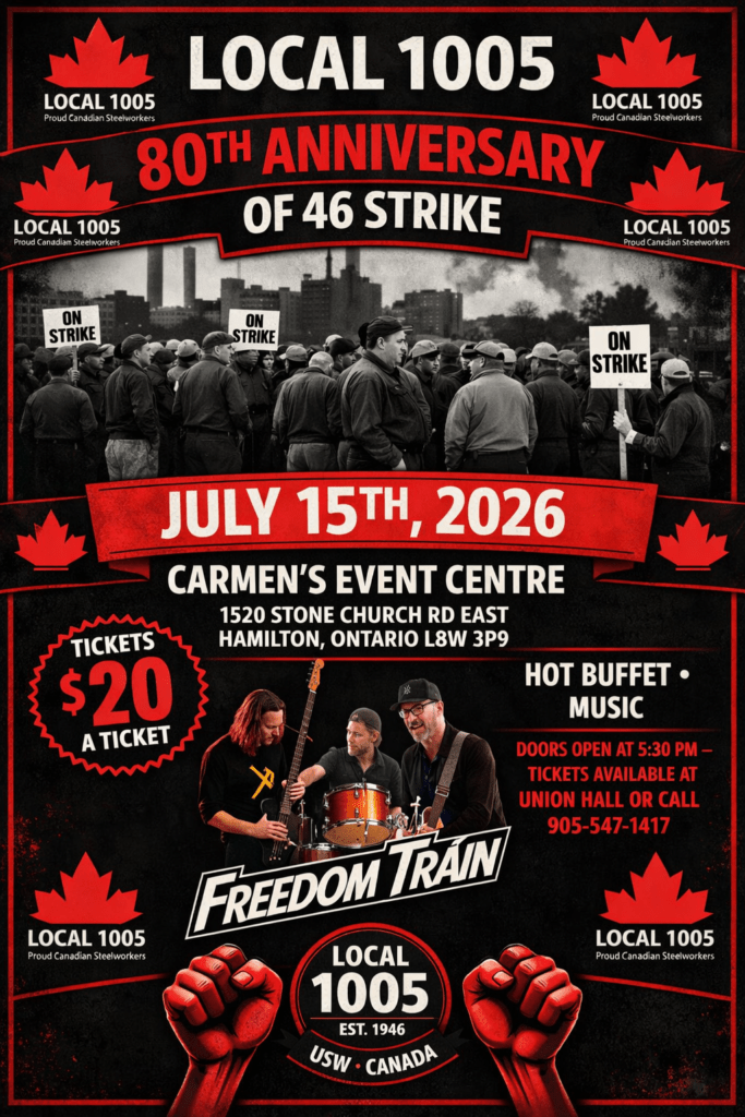 Local 1005 anniversary of strike